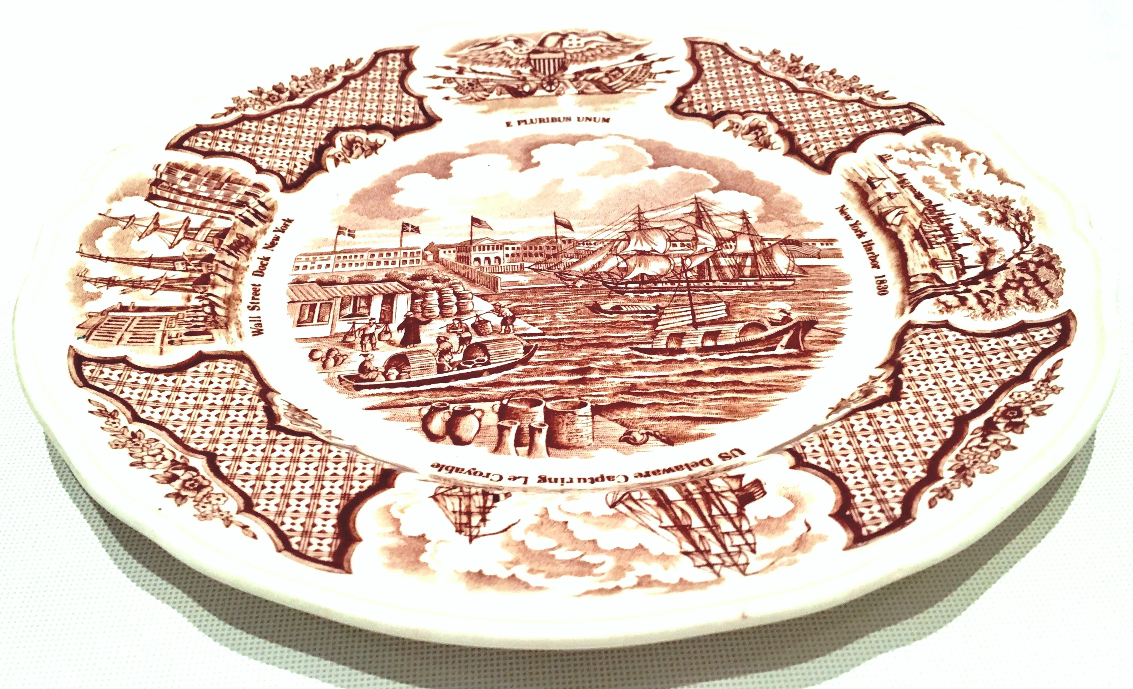 1970s English Staffordshire ironstone 23-piece dinnerware set by Alfred Meakin in the historical 