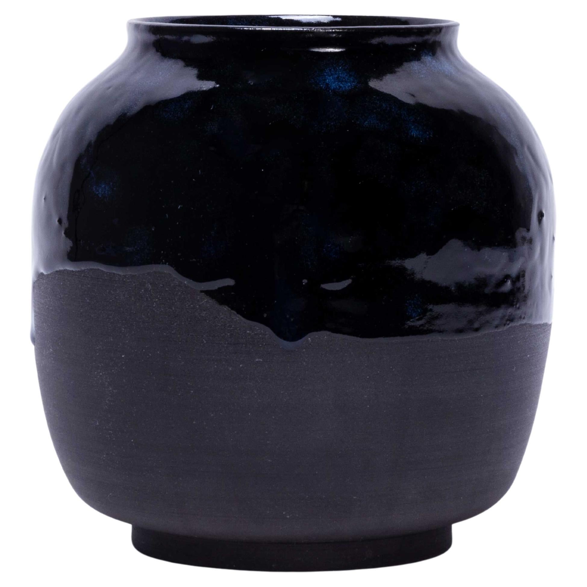 1970’s English Studio Drip Glaze English Vase, Signed