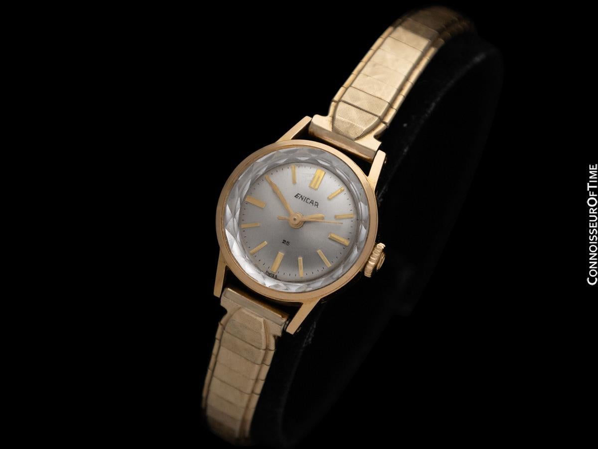1970's Enicar Ladies Vintage Watch - Besessen & getragen von Olivia Newton-John im Zustand „Gut“ im Angebot in Suwanee, GA
