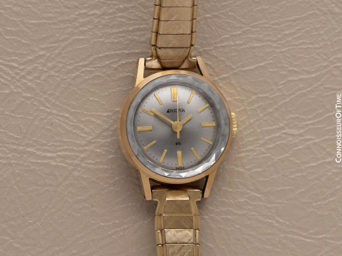 1970's Enicar Ladies Vintage Watch - Besessen & getragen von Olivia Newton-John im Angebot 5