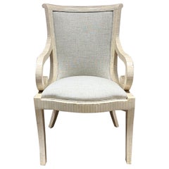 1970s Enrique Garcel Armchair Tessellated Bone Inlay Colombia
