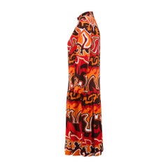 1970s Enzo Vincelli Pucci-Style Print Dress