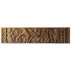 1970s Evelyn Ackerman Era para Panelcarve Viñedo Bodeguero Bajo Relieve