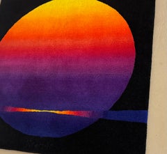 Tappeto da parete artistico Ewald Kröner degli anni '70