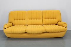 1970s Exclusive Rare Space Age 3-Seater Sofa , Czechoslovakia