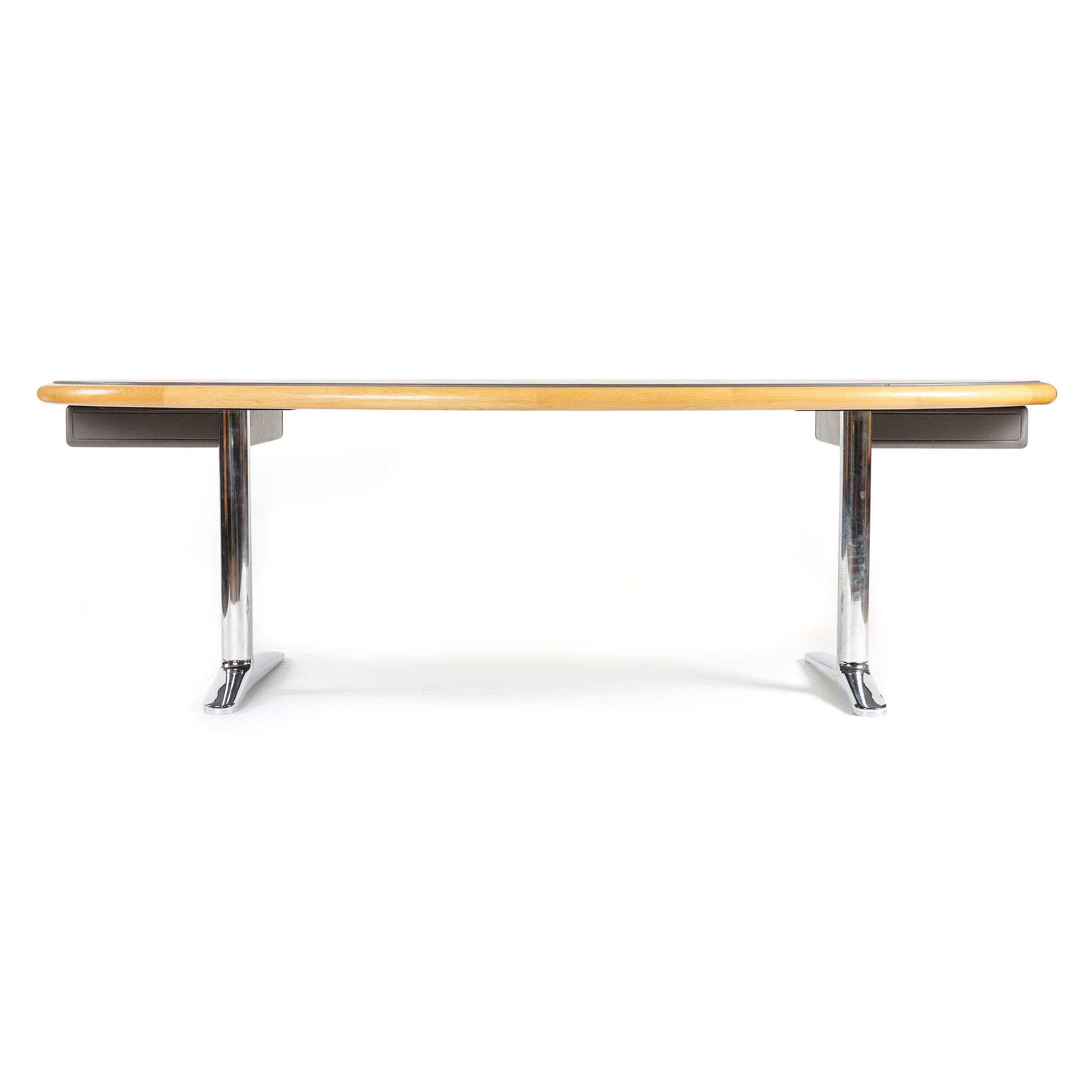 Late 20th Century 1970s Executive Office Desk by Warren Platner for Knoll For Sale