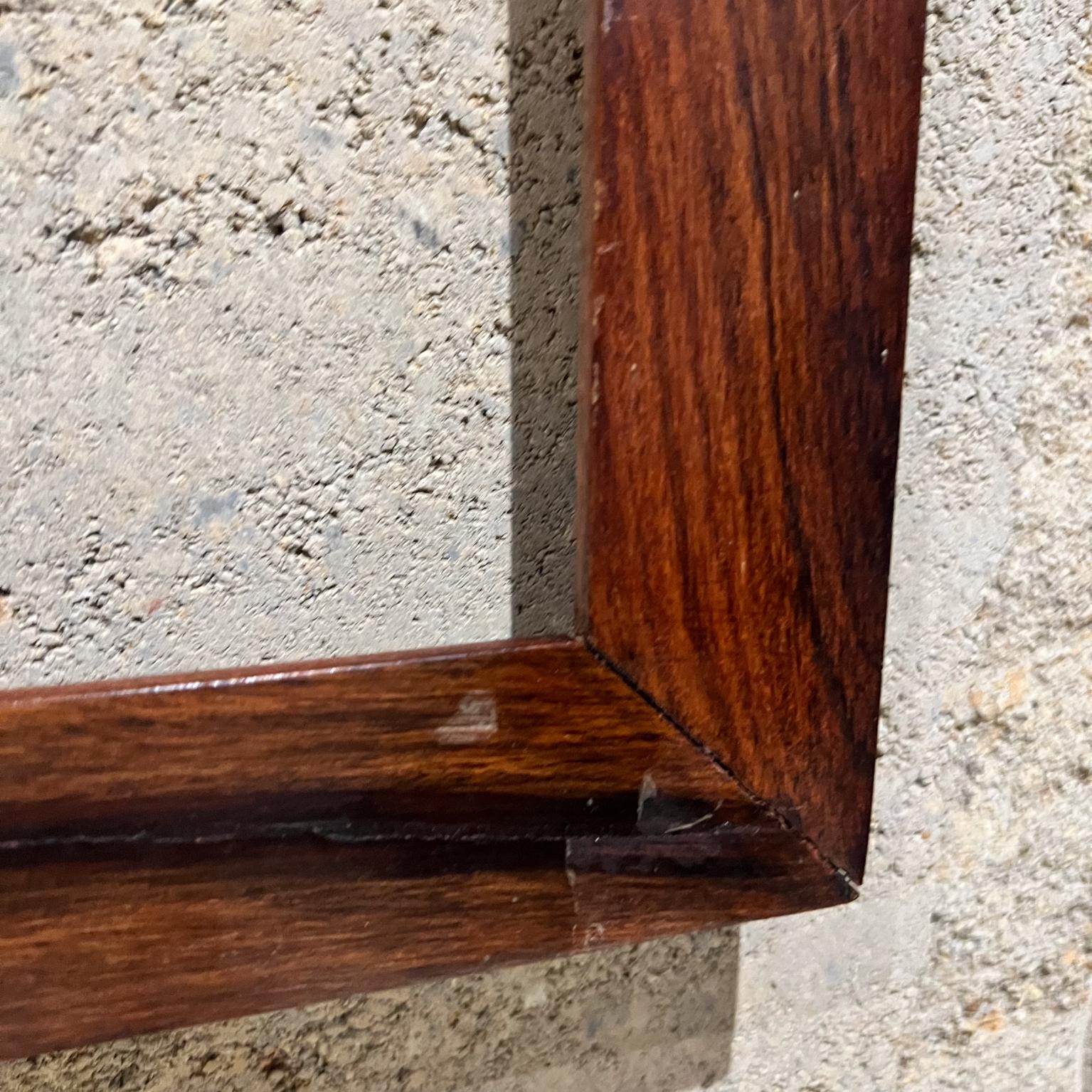 Mid-Century Modern 1970s Exquisite Solid Rosewood Picture Frame For Sale