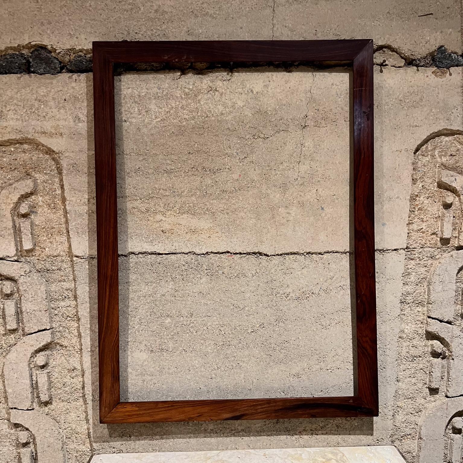 20th Century 1970s Exquisite Solid Rosewood Picture Frame For Sale