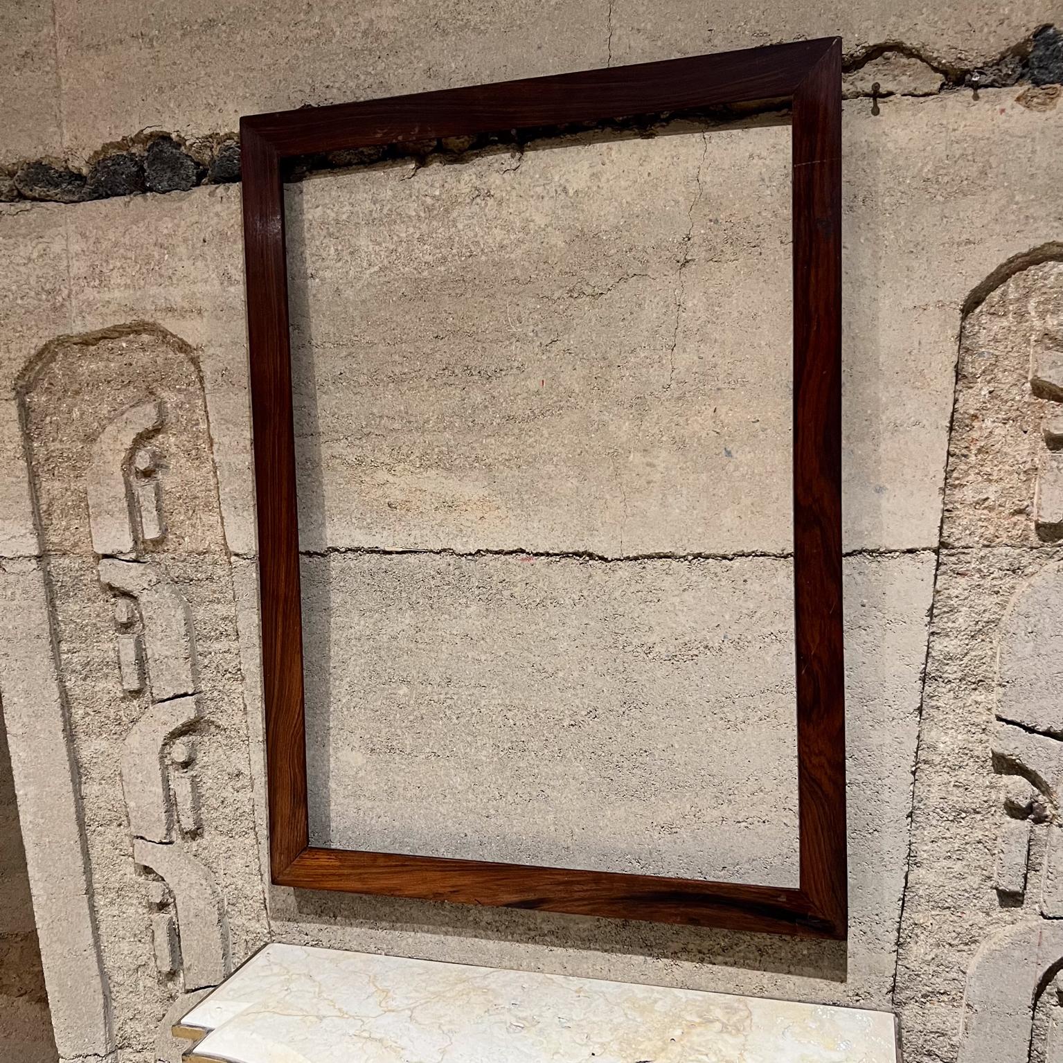 1970s Exquisite Solid Rosewood Picture Frame For Sale 2