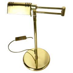 1970's F. Fabbian Regency brass Desk / Table Lamp, Italy