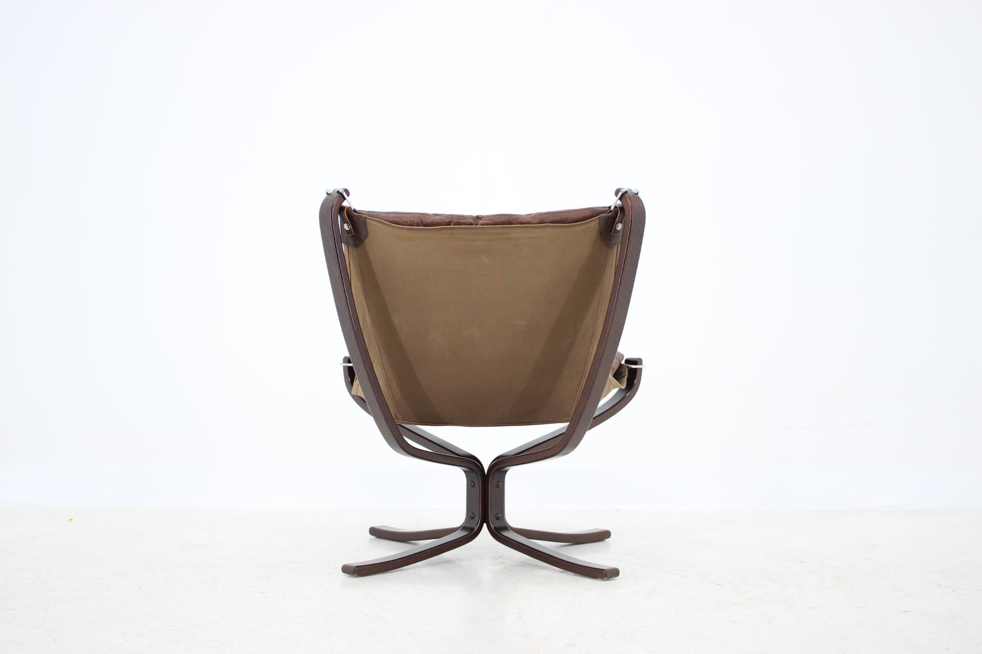 Danish 1970s Falcon Chair by Sigurd Ressell for Vatne Møbler