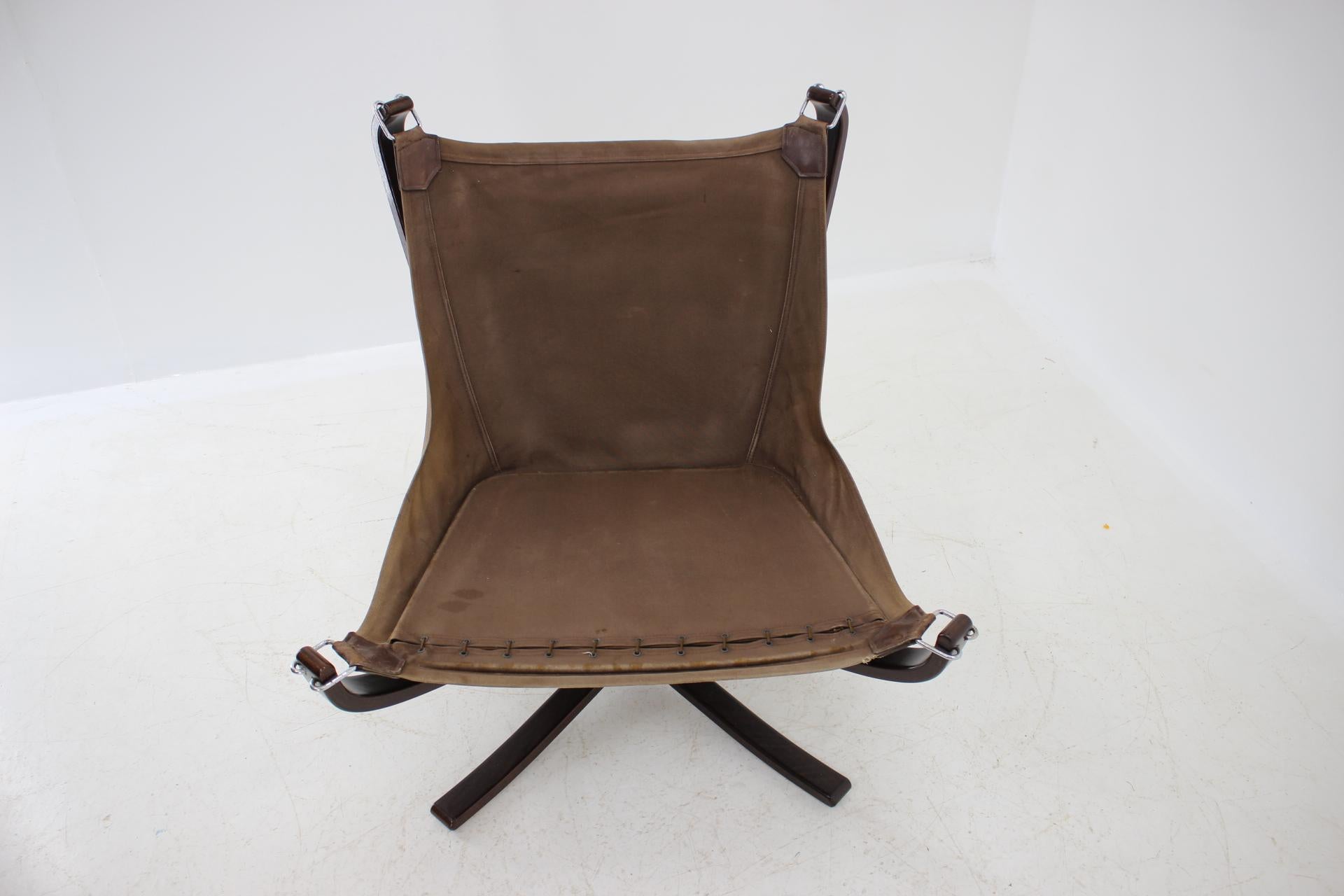 1970s Falcon Chair by Sigurd Ressell for Vatne Møbler 1