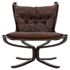 1970s Falcon Chair by Sigurd Ressell for Vatne Møbler