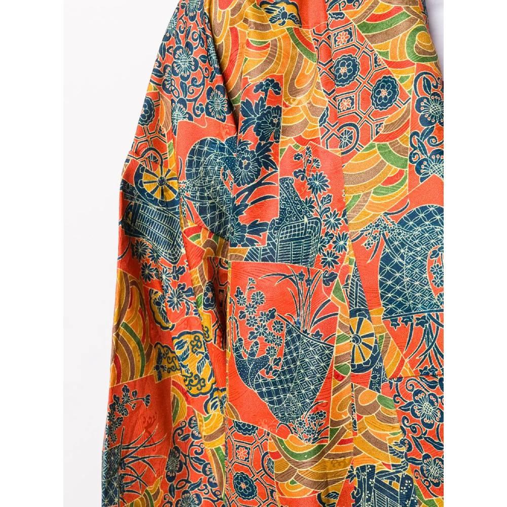 1970s Fancy Silk Kimono In New Condition In Lugo (RA), IT
