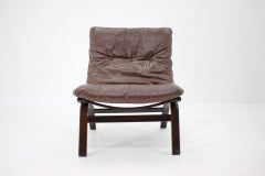1970s Farstrup Leather Lounge Chair, Denmark
