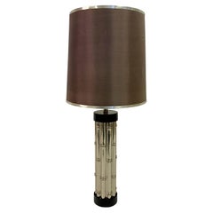 Lampe de table en faux bambou 1970S