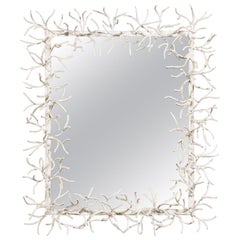 1970s Faux Coral Mirror