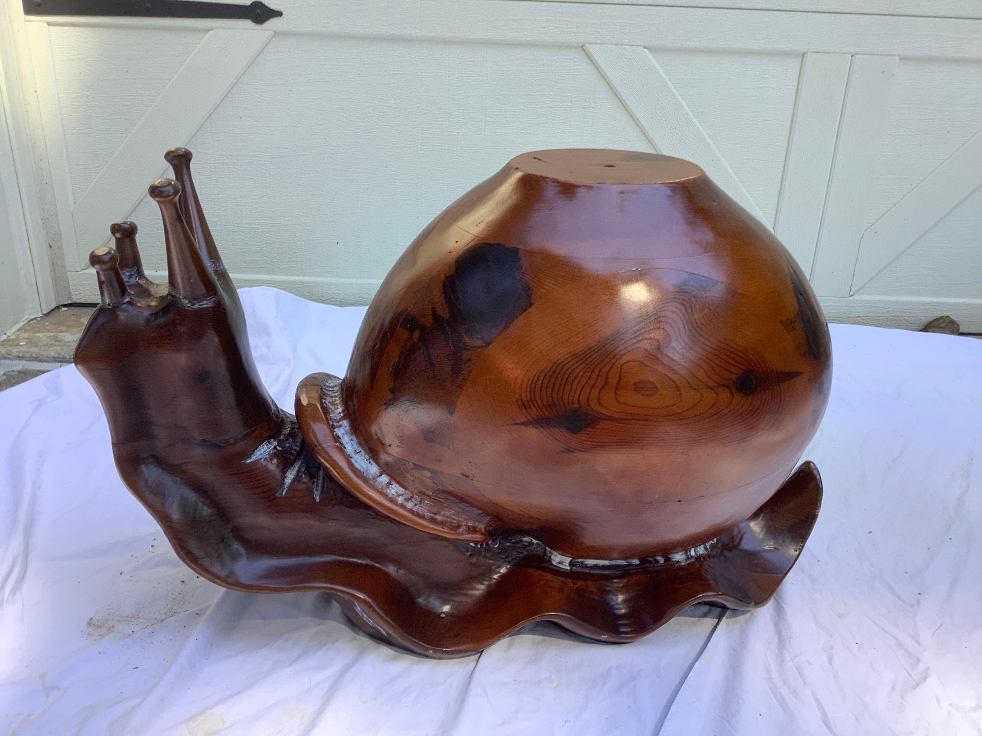 1970s Federico Armijo Snail Table w/ Glass 5