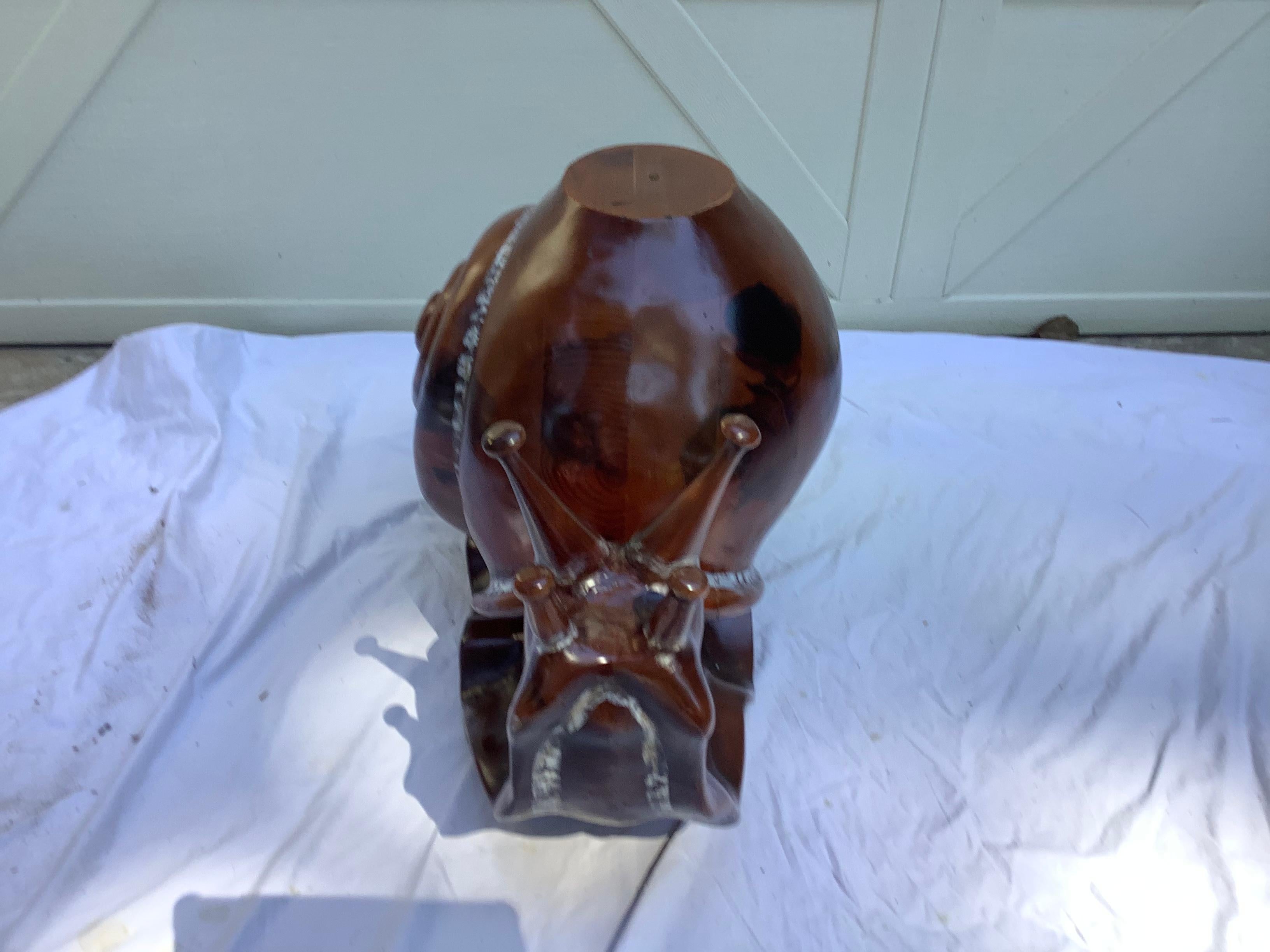 1970s Federico Armijo Snail Table w/ Glass 7
