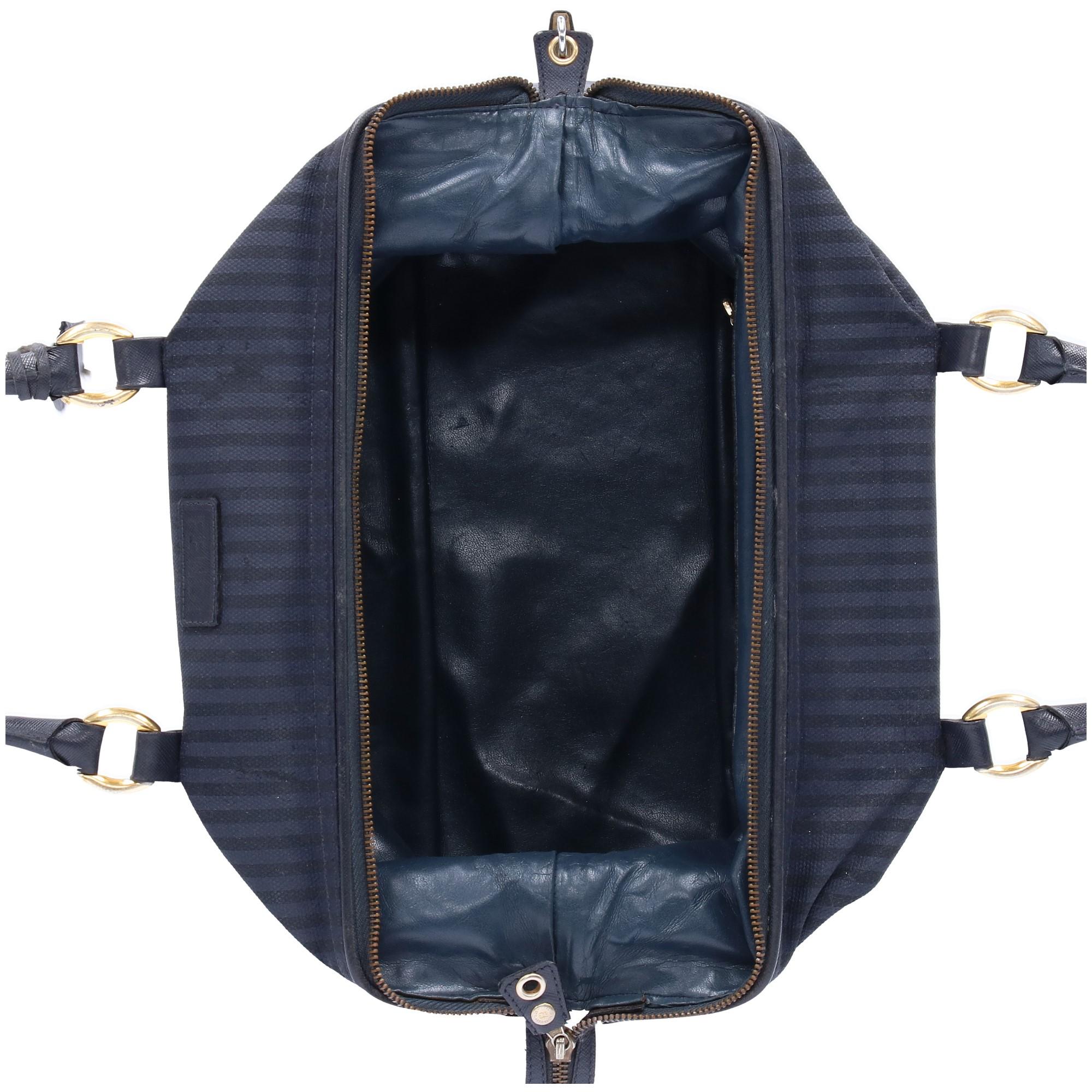1970s Fendi Blue Handbag 4
