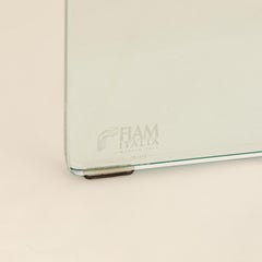 1970s Fiam Italia Curved Triangle Coffee Table