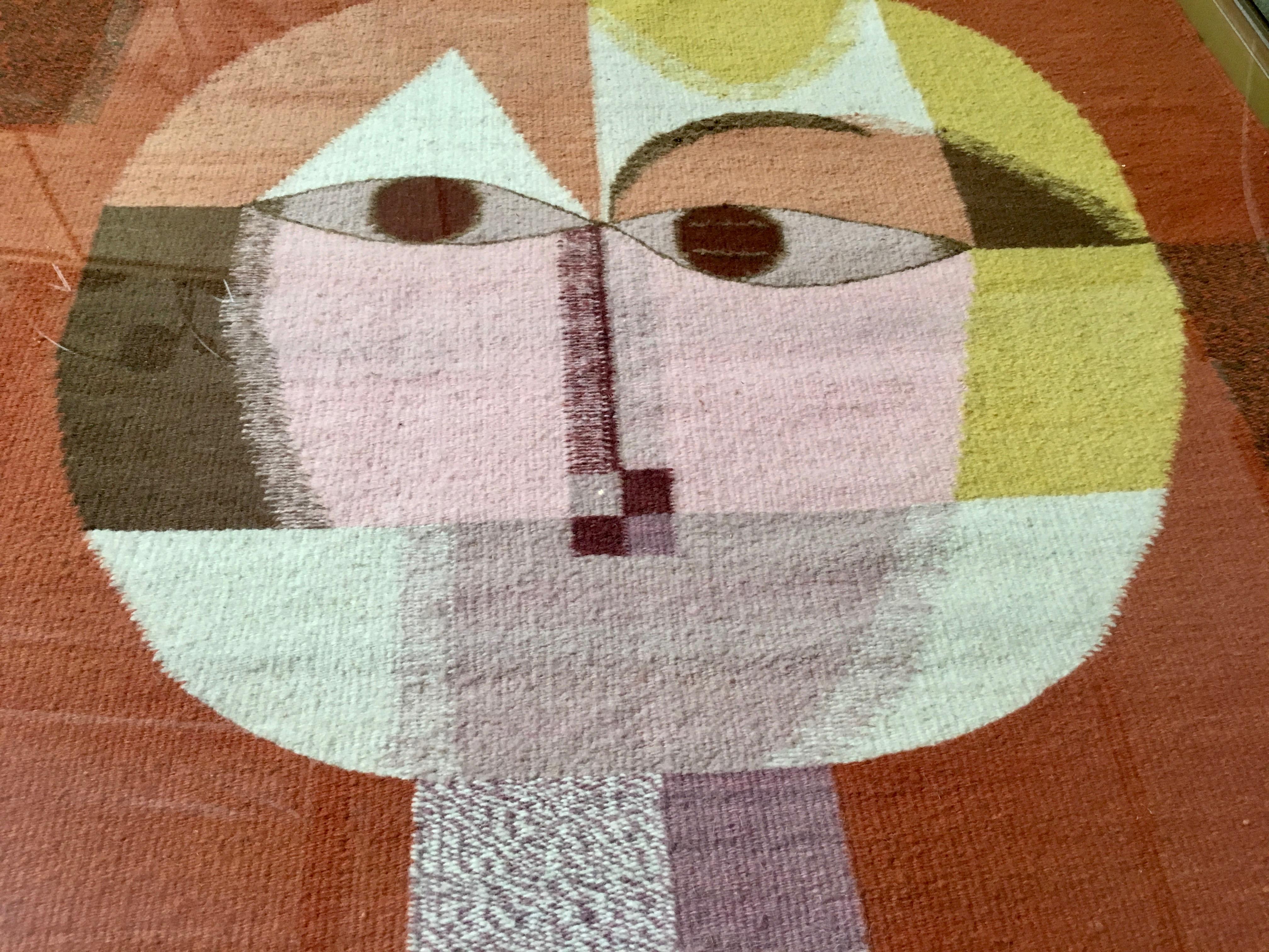 1970s Fiber Art in the Style of Paul Klee 4