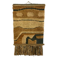 1970s Fiber Art Wall Hanging