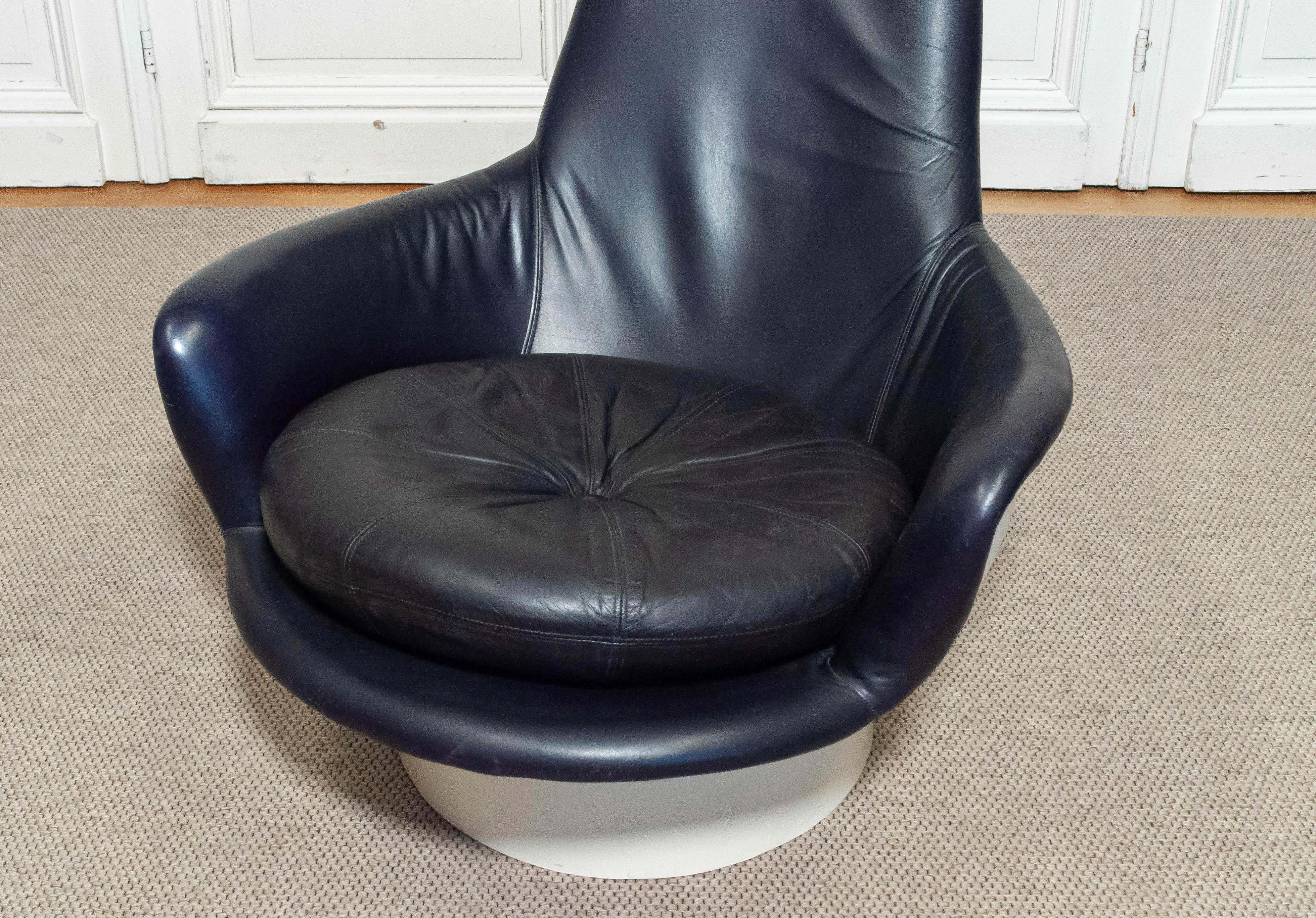Sedia da salotto in fibra di vetro del 1970 Modello 