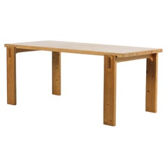 1970 Finnish Mid-Century Pine Table by Lundia, Ate Van Apeldoorn Style