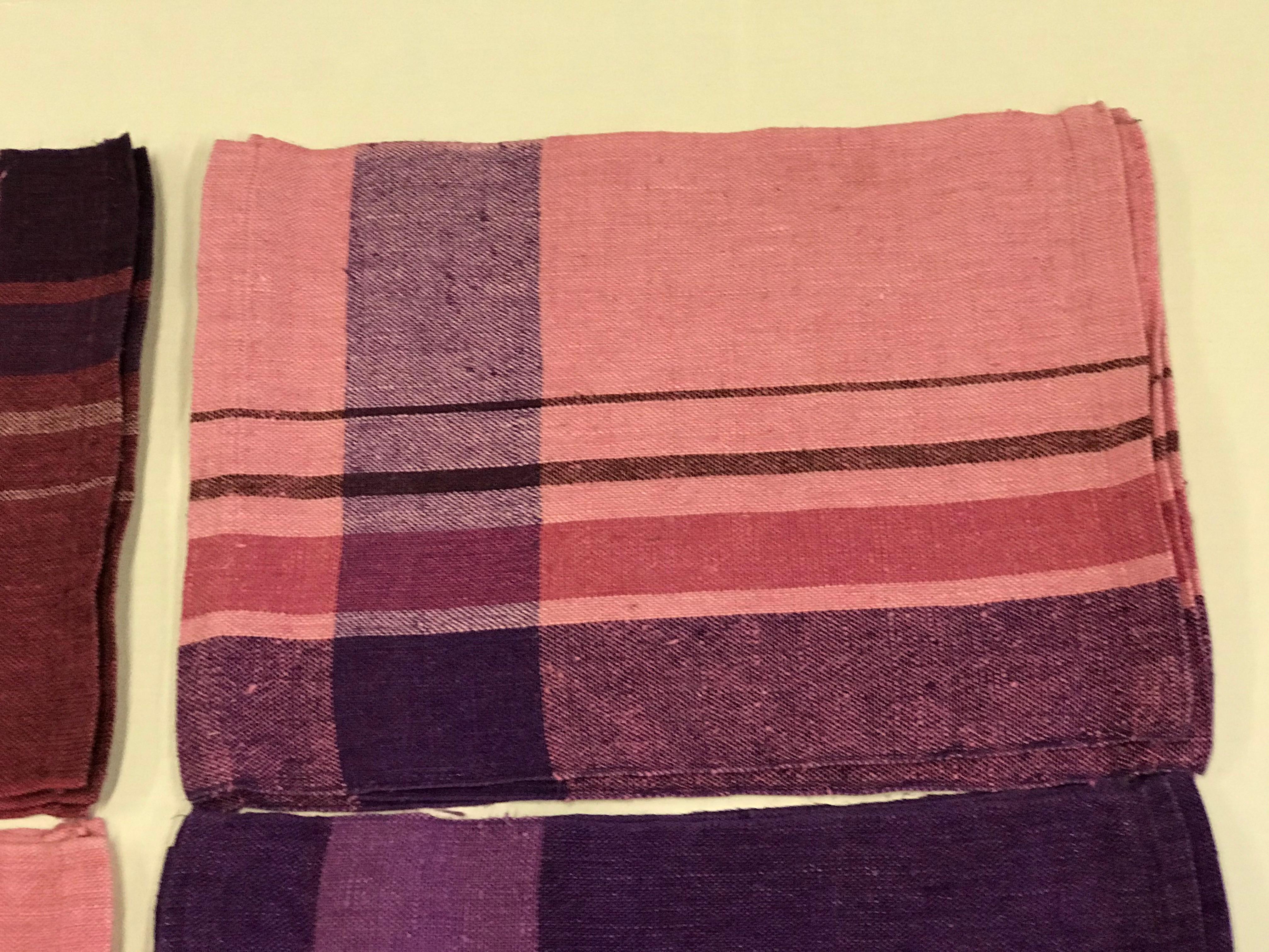 Linen 1970s Finnish Woven Place Mats for Gerald Gulotta and Block Chromatics