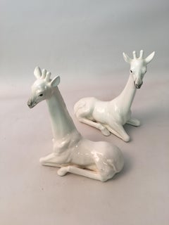 1970s Fitz and Floyd Giraffes