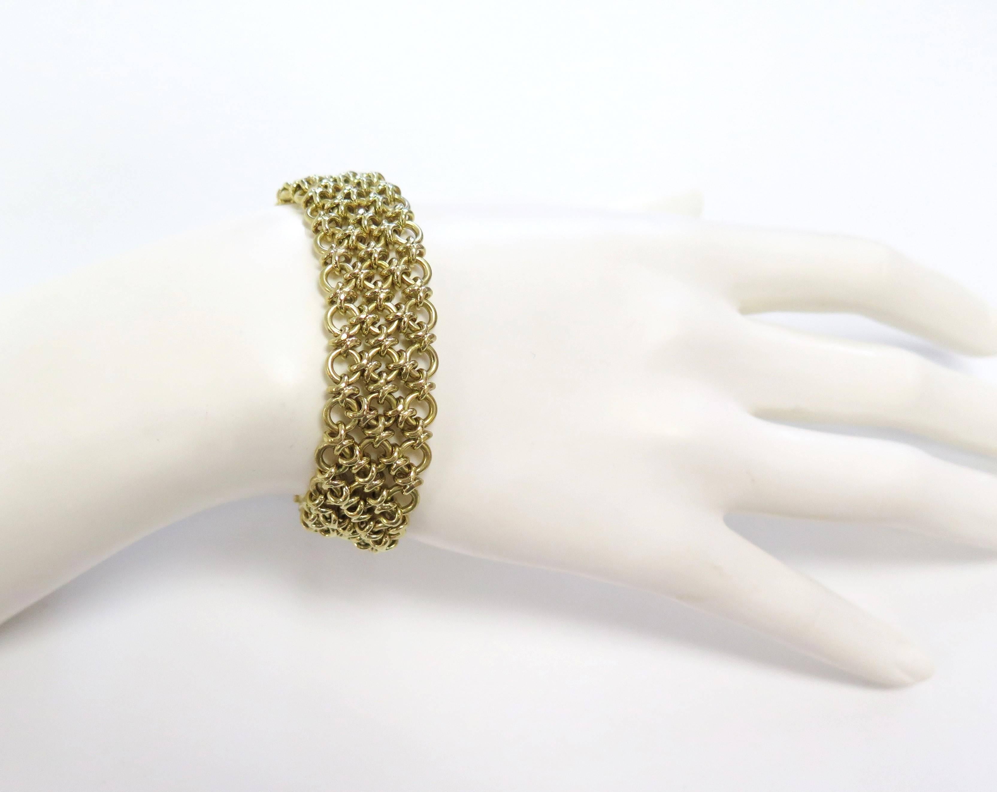 1970s Flexible Bracelet  In Excellent Condition In Bellmore, NY