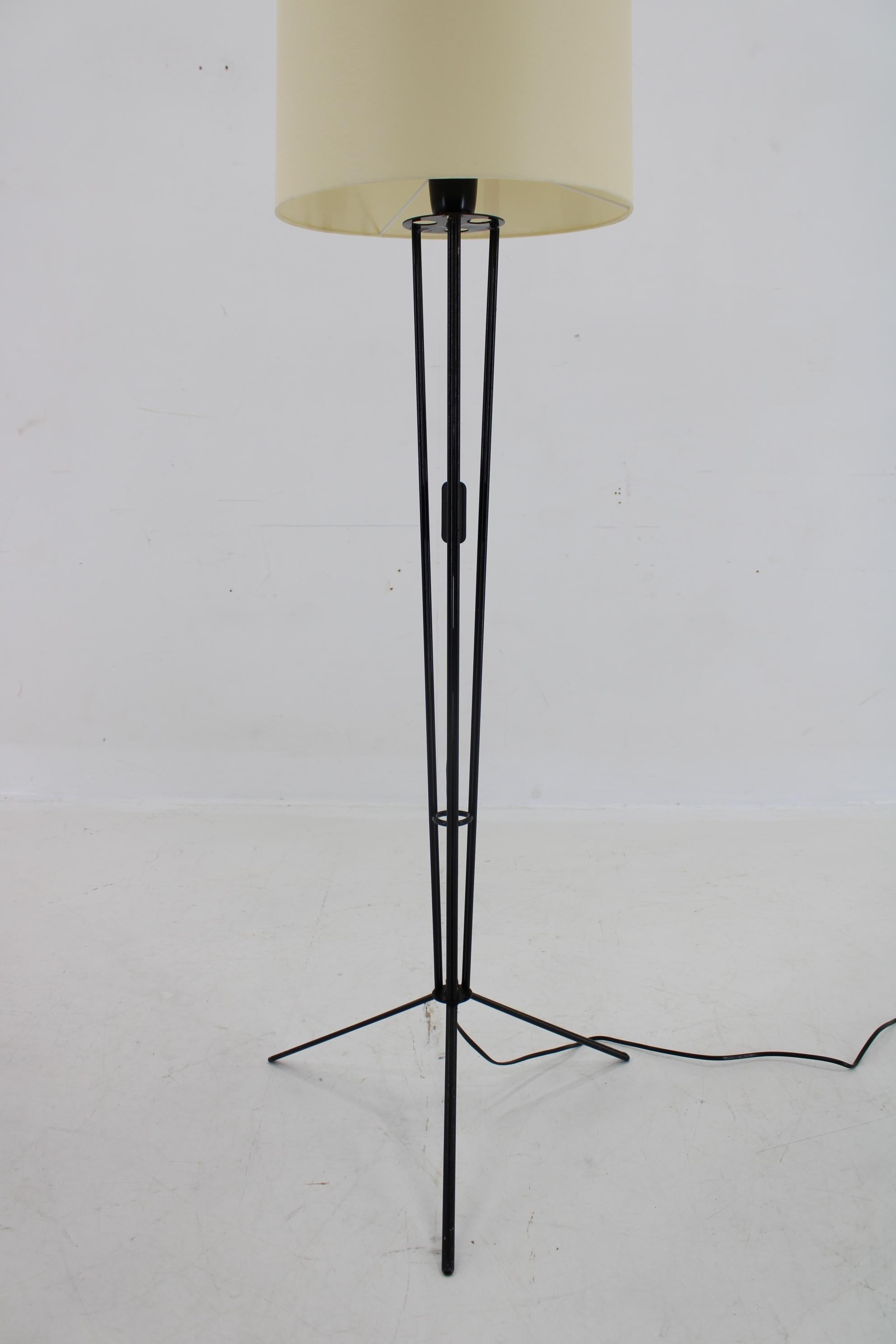 Mid-Century Modern 1970s Floor Lamp by Pokrok Zilina , Czechoslovakia For Sale