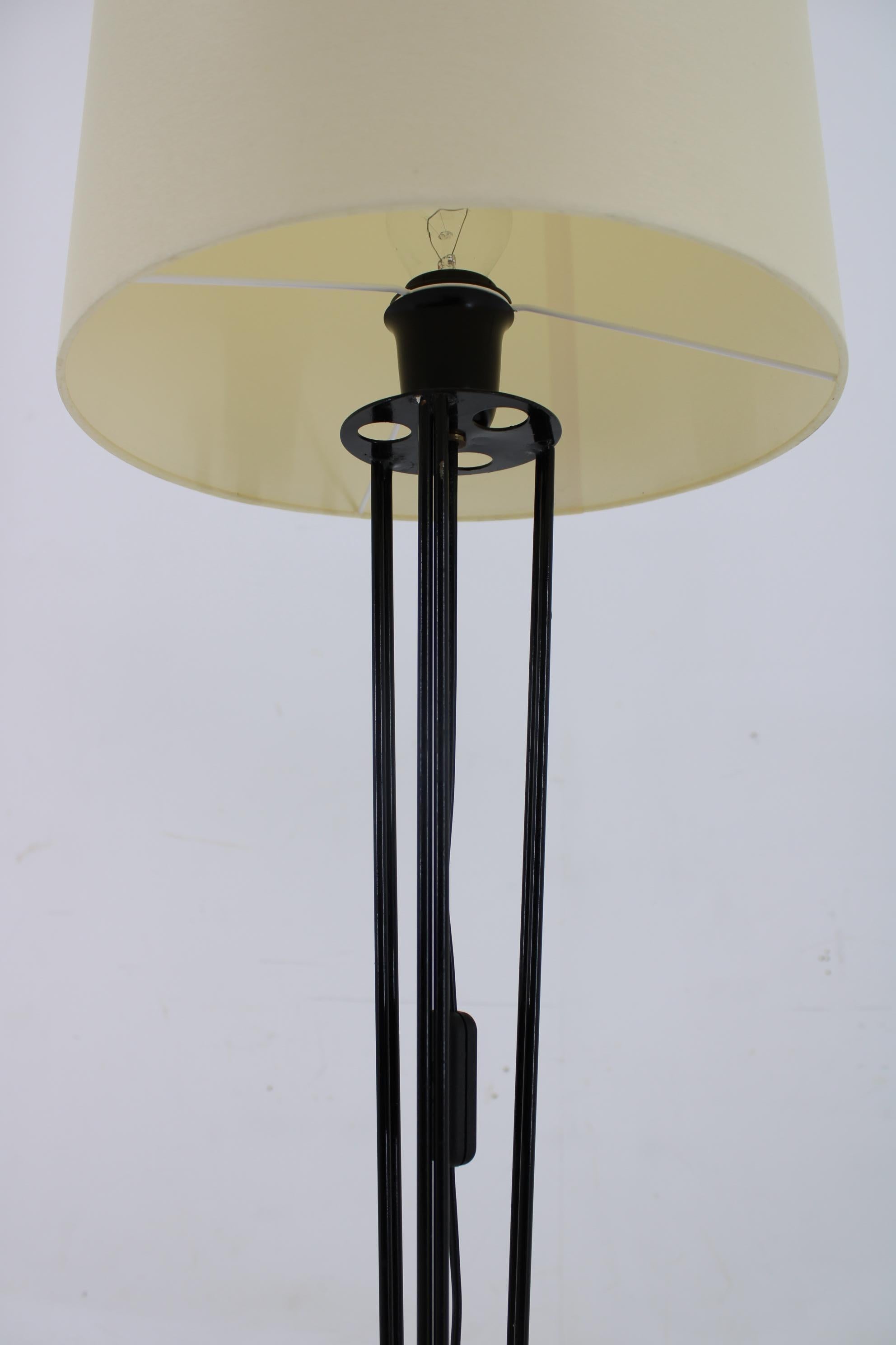 1970s Floor Lamp by Pokrok Zilina , Czechoslovakia In Good Condition For Sale In Praha, CZ