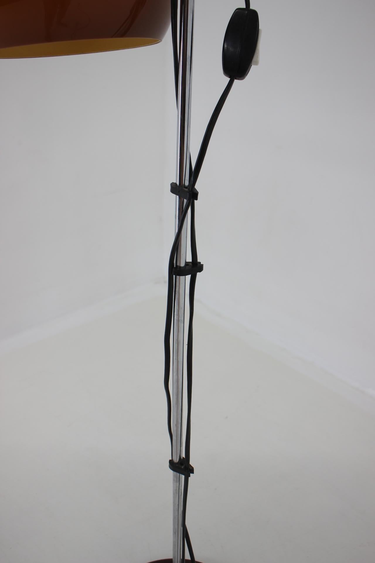 1970s Floor lamp with Plastic Lamp Shades, Hungary For Sale 3