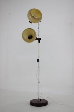 1970s Floor lamp with Plastic Lamp Shades, Hungary