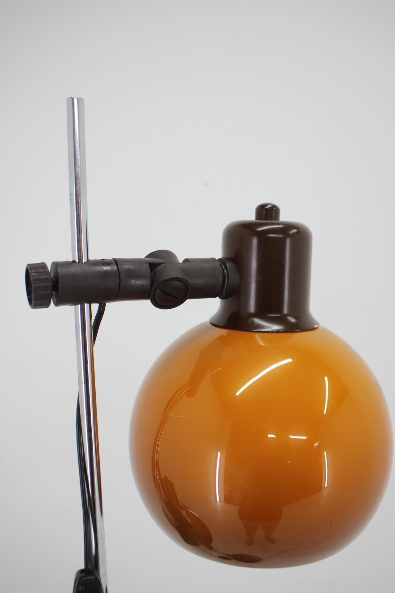 Late 20th Century 1970s Floor lamp with Plastic Lamp Shades, Hungary For Sale