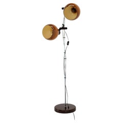 Retro 1970s Floor lamp with Plastic Lamp Shades, Hungary