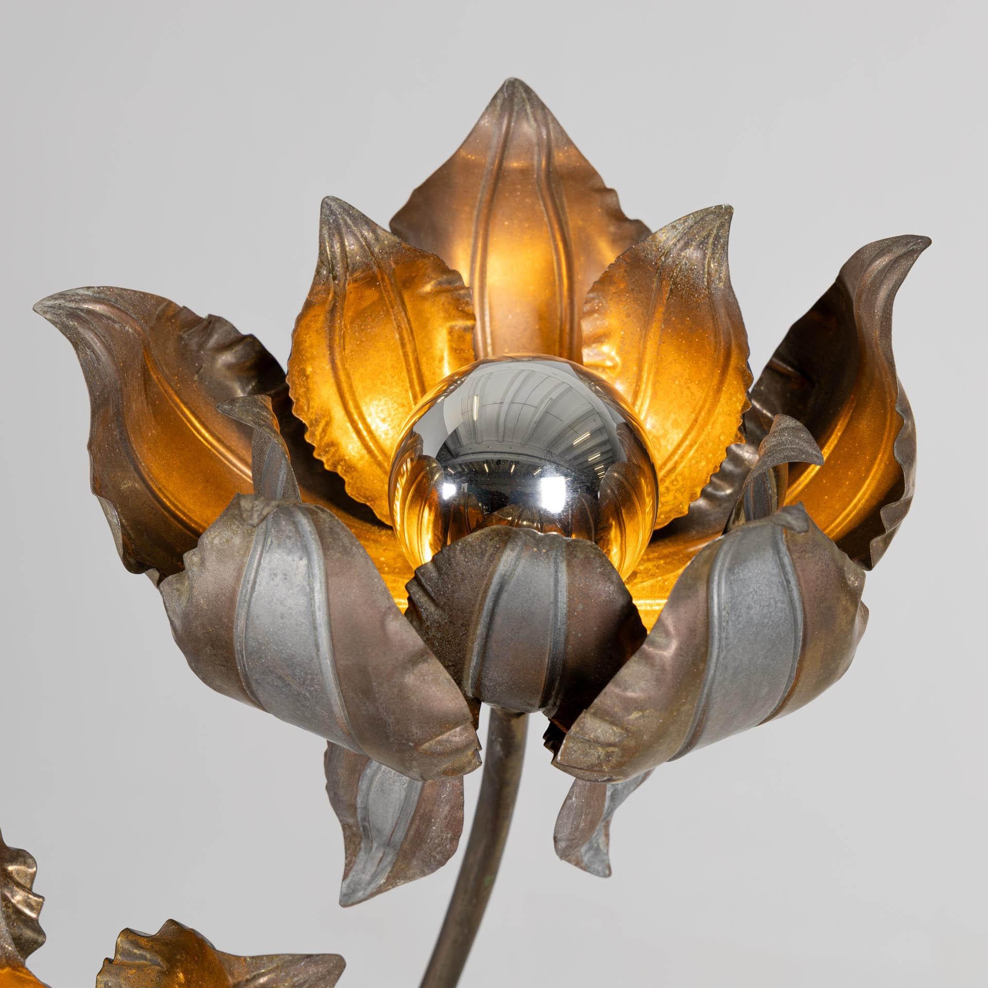 1970s Flower Floor Lamp, attributed to Henri Fernandez, France In Good Condition In Greven, DE