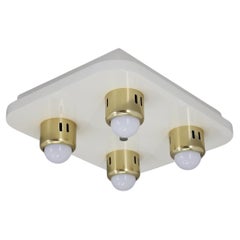 1970s Flush Mount Ceiling Light, Italy
