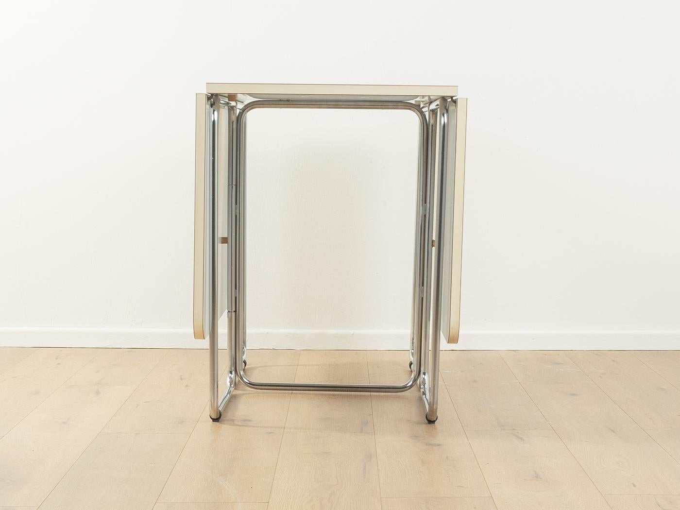 1970s folding table, Christian Taube, Läsko For Sale 4