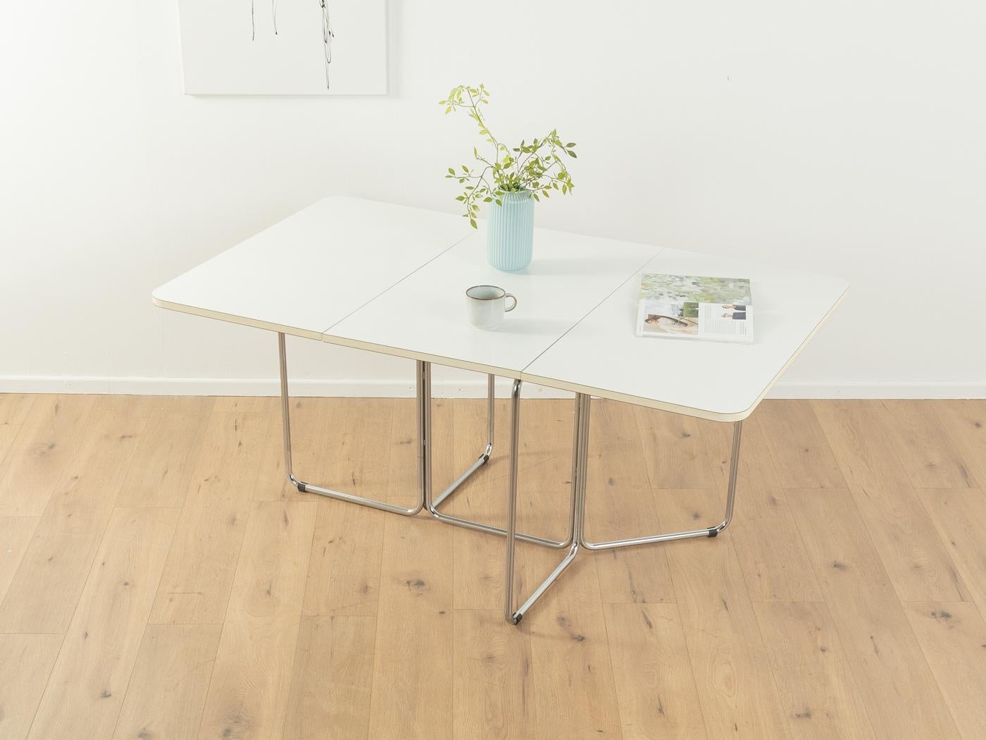 Mid-Century Modern 1970s folding table, Christian Taube, Läsko For Sale