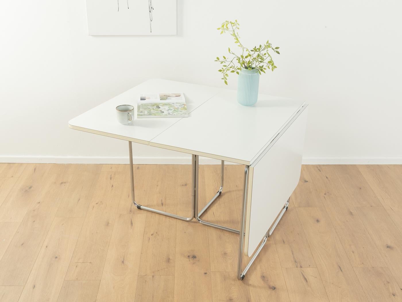 Late 20th Century 1970s folding table, Christian Taube, Läsko For Sale