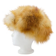 1970s Fox Fur Ushanka Hat