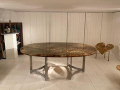 Table en résine fractale des années 1970 par Gilles Charbin