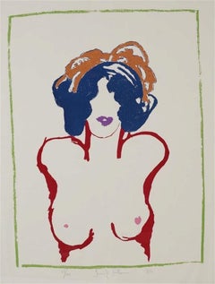 1970’s Frank Gallo “ AMERICAN BUTTERFLY” Framed Silkscreen Print