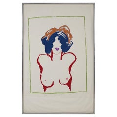 1970's Frank Gallo " MARIPOSA AMERICANA" Serigrafía enmarcada