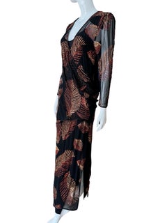 1970s Frank Usher Glitter Dress