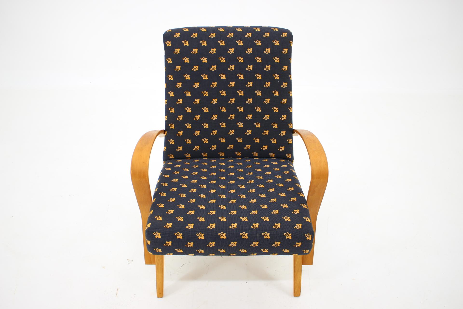 Fabric 1970s Frantisek Jirak Armchair for Tatra Pravenec, Czechoslovakia For Sale