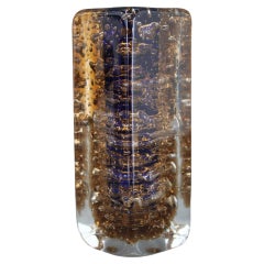 1970s Frantisek Vizner Art Glass Vase, Czechoslovakia